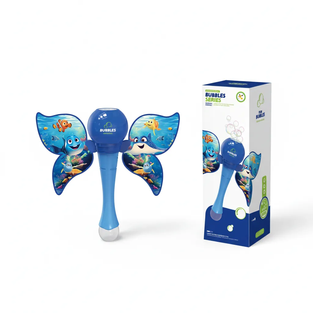 Wholesale Winged Mermaid Bubble Stick, Electric 6-Hole Bubble Wand ...