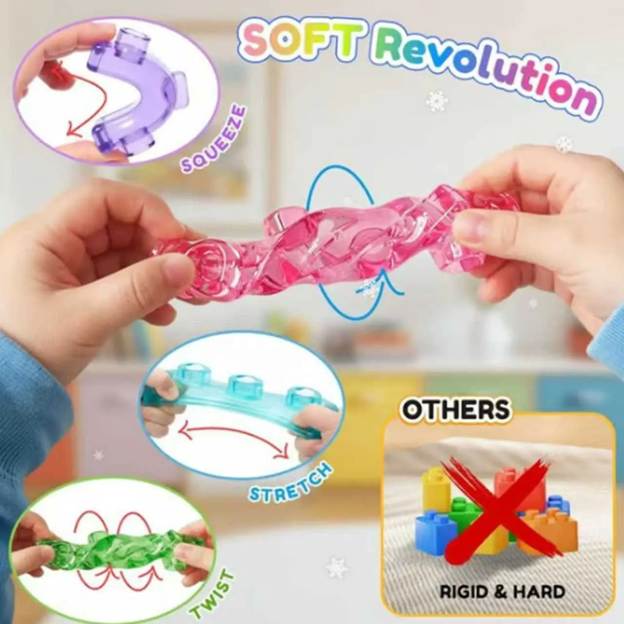 Soft Revolution - Flexible TPE Blocks vs Hard Blocks Comparison