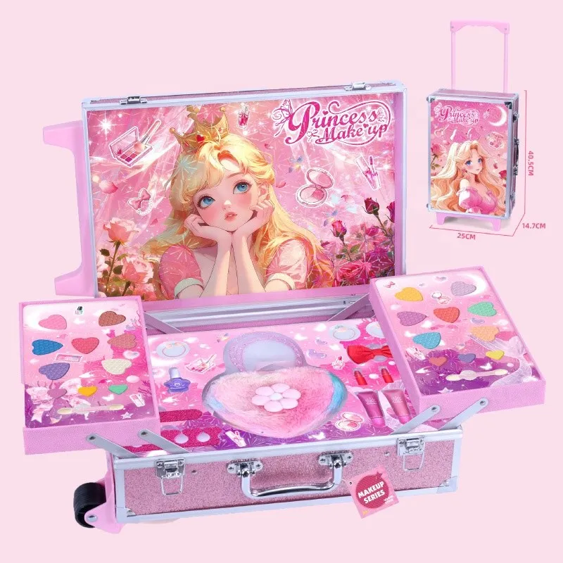 Lip Gloss, Nail Polish and Lipsticks Inside the Case