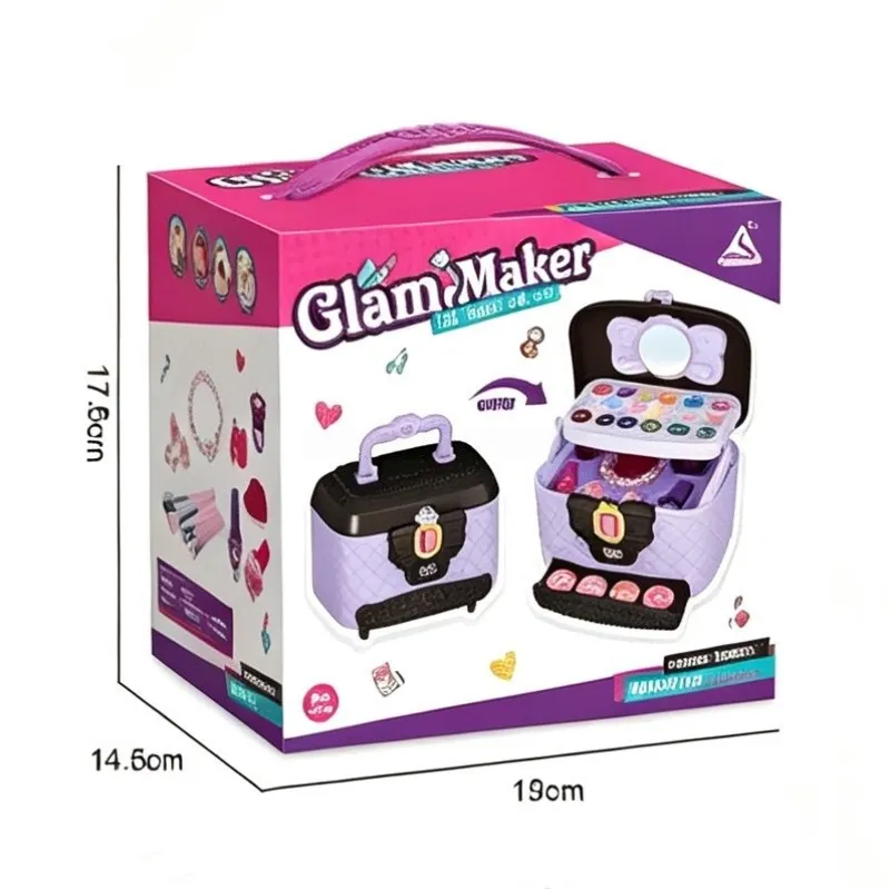 Vanity Case Exterior with Bow and Gem Design