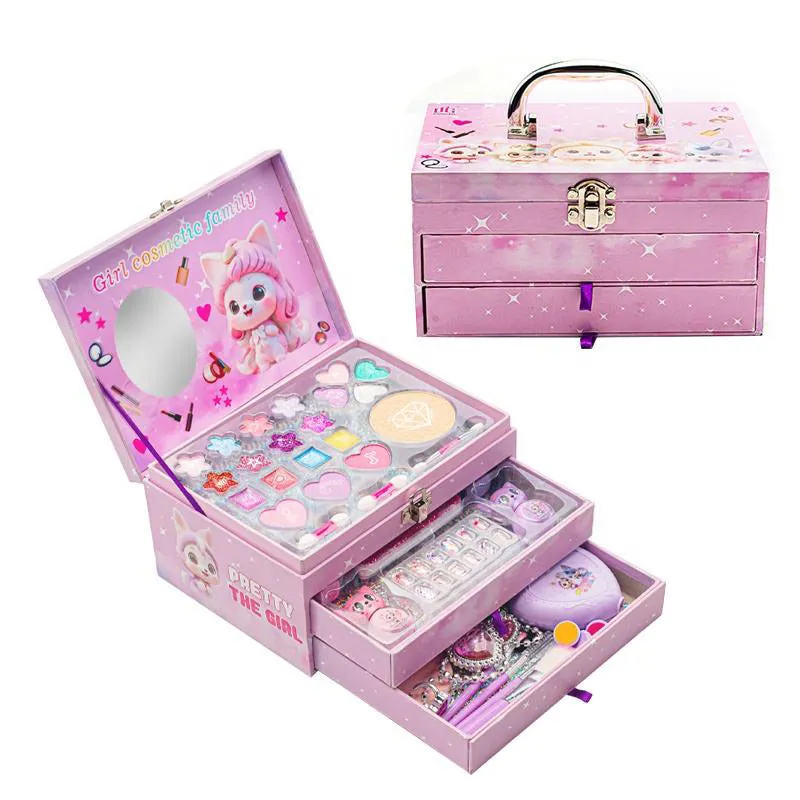 Wholesale Factory Direct Kids Makeup Set All-in-One Cosmetic Jewelr...